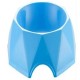 Diamond Shape Pet Bowl (M) 19.6x19.6x6Cm-Blue