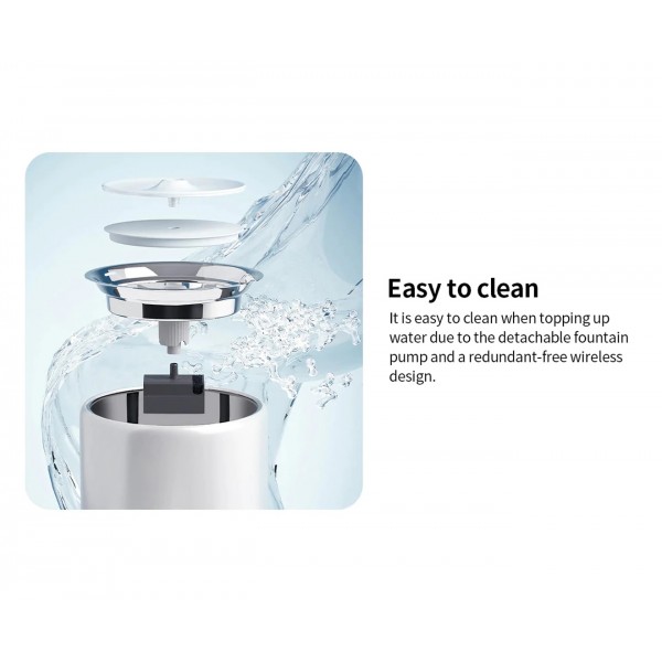 PETKIT Eversweet 3 PRO is an Automatic pet water fountain with wireless pump 1.8L