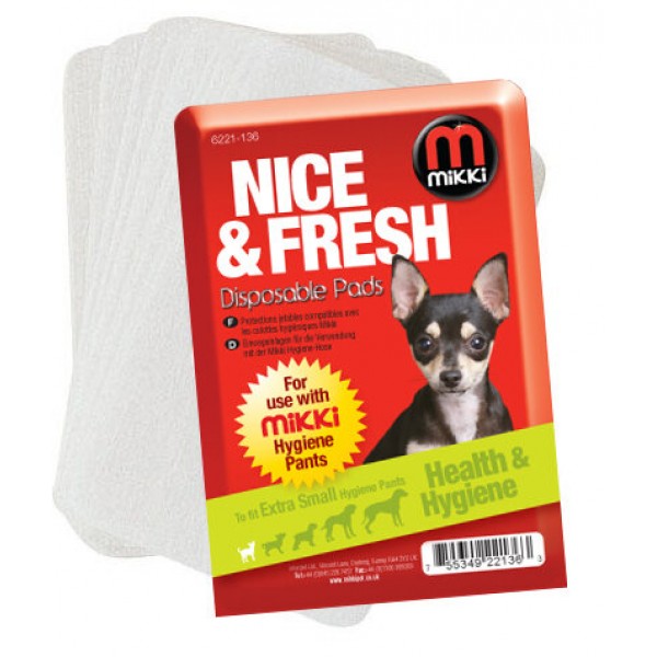 MIKKI DISPOSABLE PADS for dog ( L-XL )