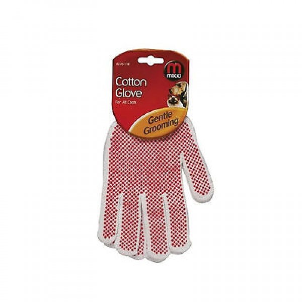 MIKKI COTTON GROOMING GLOVE FOR ALL COATS ( 2 PCS )