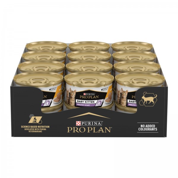 PRO PLAN KITTEN BABY MOUSSE CHICKEN CAN Box( 24x85g )  For Cat