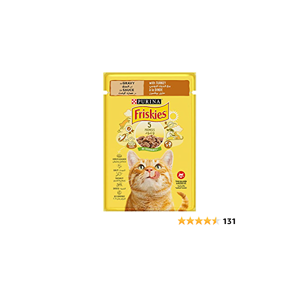 Purina Friskies Cat Turkey Pouch 1 Box (26x85g)