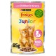 Friskies Kitten Chicken Chunks in Gravy Wet Cat Food Pouch 85g