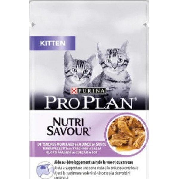 Proplan Junior Kitten Turkey1box(26x85g)