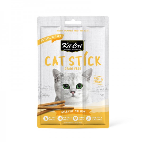 Kit Cat Grain Free Cat Stick Atlantic Salmon ( 15g )