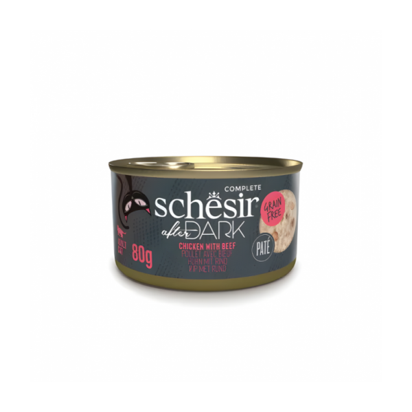 Schesir After Dark Patè For Cat - Chicken With Beef 80g