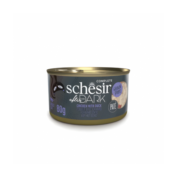 Schesir After Dark Patè For Cat - Chicken With Duck 80g