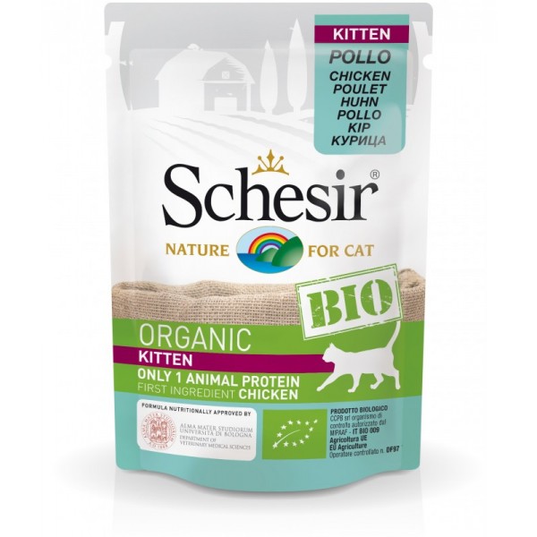 Schesir Kitten Bio Chicken ( 85g )