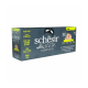 Schesir After Dark In Pate' Variety Pack For Cat 960g (80g x12 Cans) - 4 Flavors ( 3 Cans Each Flavor)