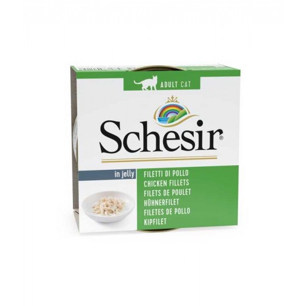 Schesir Cat Wet Food-Chicken Fillets (Min Order 85g - 14pcs)[Weight - 85g]