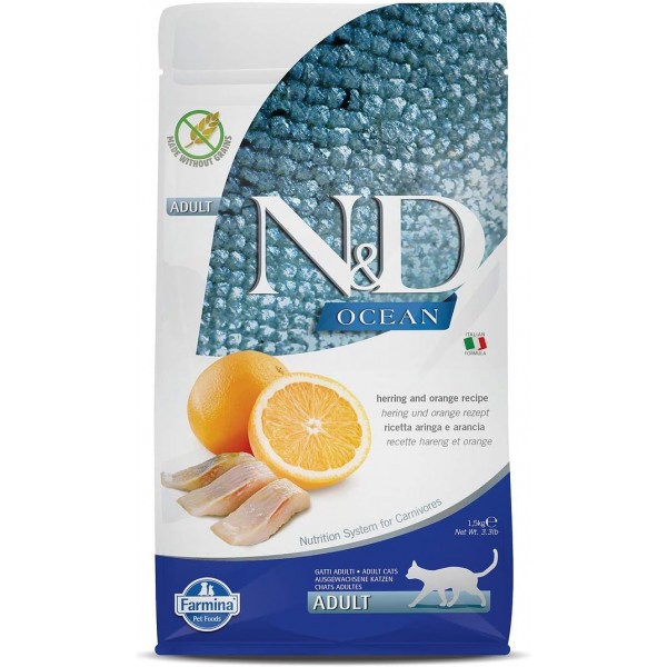 Farmina Ocean Cat Herring & Orange Adult 1.5Kg