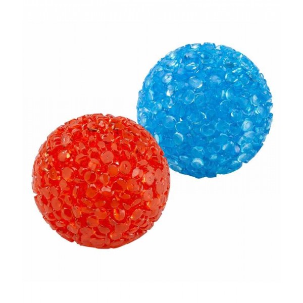 Ferplast Neon Ball Cat Toy Small (X2) Ø4 cm (PA 5200), Mixed Colours (2pcs in Pack)