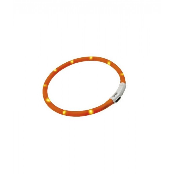 Ferplast Night Over Flash Collar Orange(55 cm)