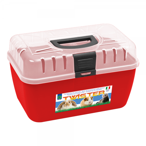 Georplast Twister Small Pets Transport Box (Red)