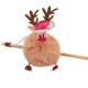 CHRISTMAS CAT STICK FLUFFY DEER ( 40 CM )