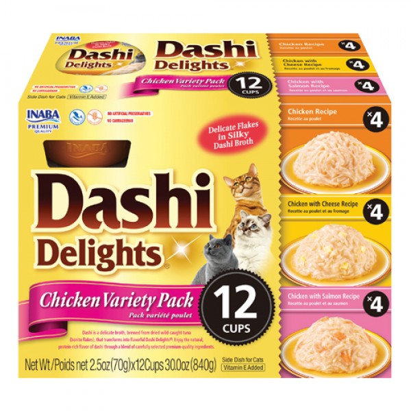 Dashi Delight Chicken Variety (12PCS/PK) For Cat