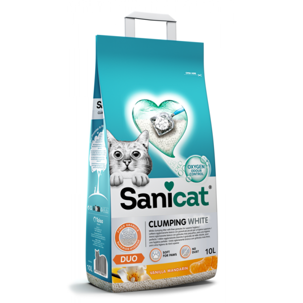 SANICAT SAND DUO VANILLA MANDARIN ( 10 L )