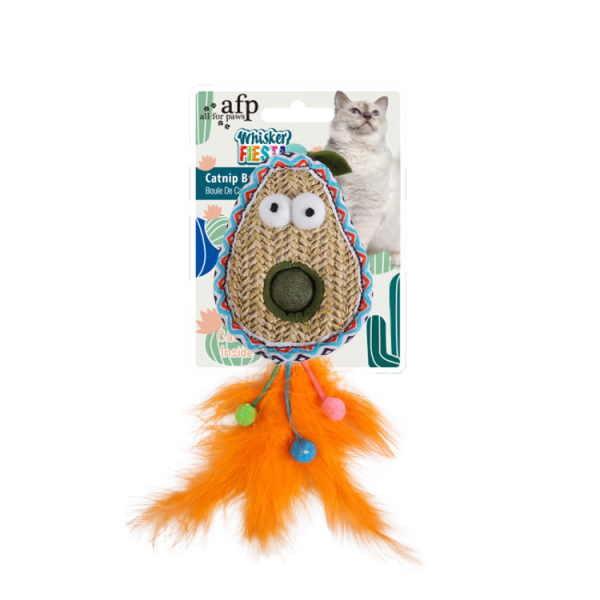 Whisker Fiesta- Catnip Ball Avocado