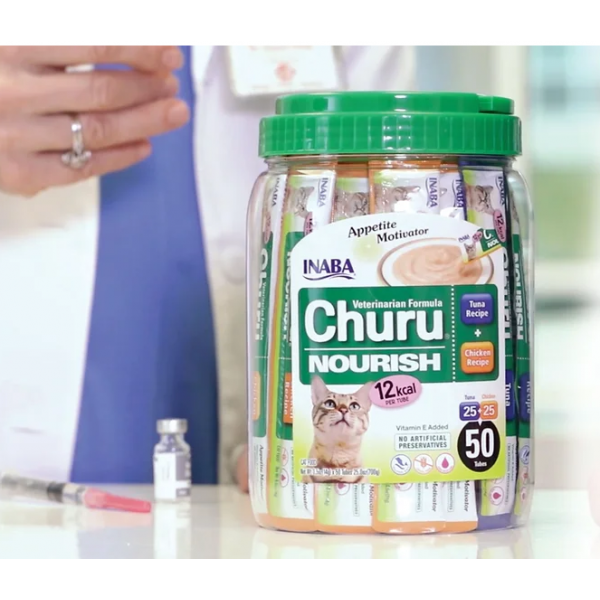 Churu Nourish Tuna Recipe & Chicken Recipe ( 50 Tubes )