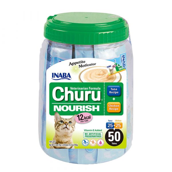 Churu Nourish Tuna Recipe & Chicken Recipe ( 50 Tubes )