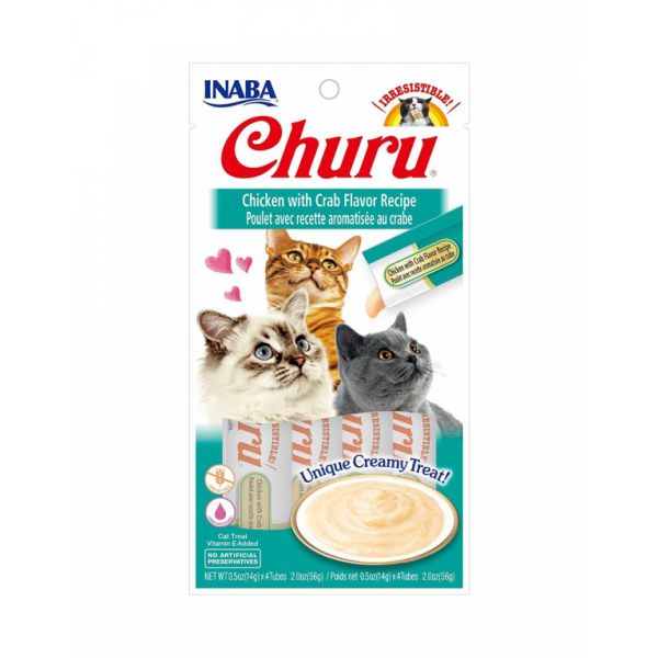 Churu Chicken With Crab Flavor Recipe (4PCS/PK)