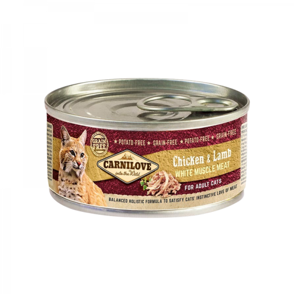 CARNILOVE CHICKEN&LAMB CAN For Cat( 100 G )