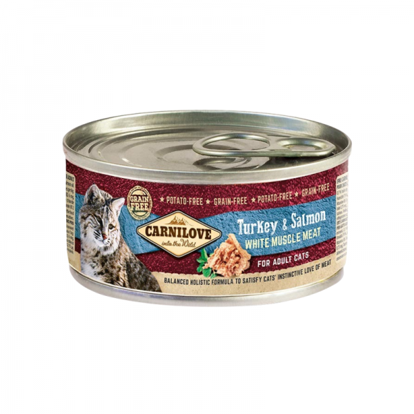 Carnilove Turkey & Salmon Adult Cat(100g)