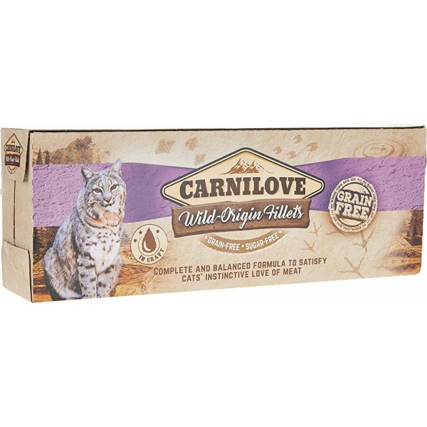 Carnilove Wild Boar Enriched With Chamomile For Adult Cats (24x85g)