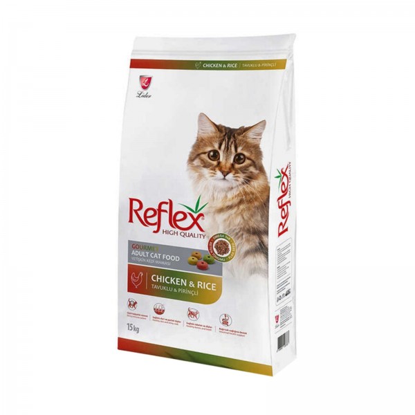 Reflex Adult Cat Food Multi Colour Chicken (15 KG)