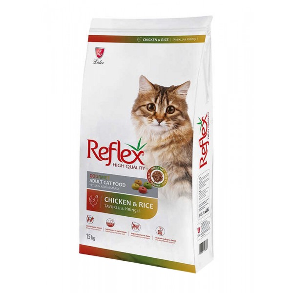 Reflex Adult Cat Food Multi Colour Chicken (15 KG)