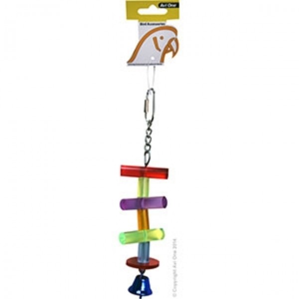 Beeztees Acryl Hanging Toy for Birds, 23 cm