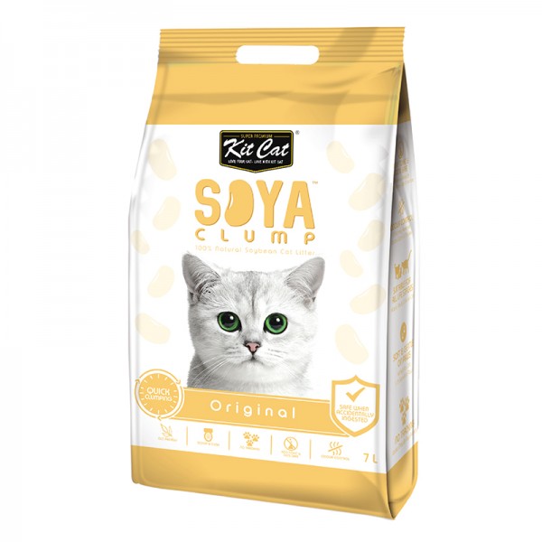 Kit Cat Soya Clump Soybean Litter  Original ( 7L )