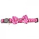 Pawise Cat Collar with Bowknot Pink