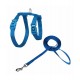 DOCO Signature Cat Harness + Leash BLUE