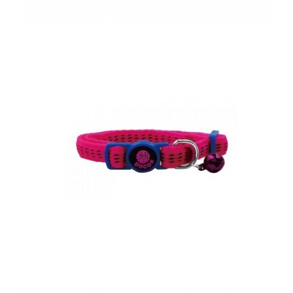 Doco Puffy Cat Collar (Pink&Blue)