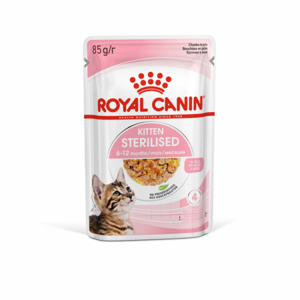 Feline Health Nutrition Kitten Sterilised Jelly ( 85g )