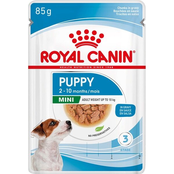 ROYAL CANIN  PUPPY MINI GRAVY ( 85 G )