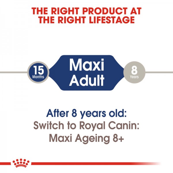 ROYAL CANIN MAXI ADULT POUCH (140G)