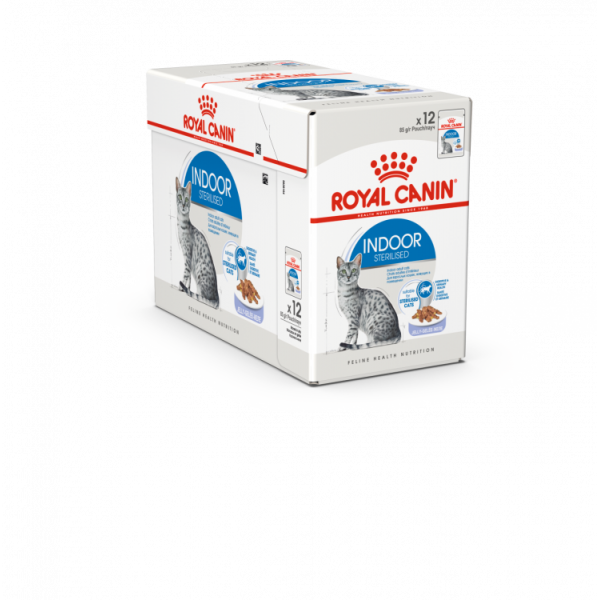 ROYALCANIN INDOOR STERILISED JELLY 1 BOX-12PCS(85g)