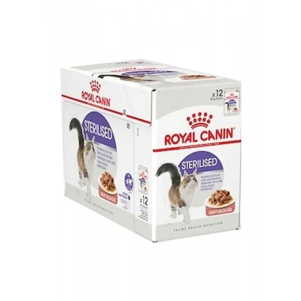 ROYAL CANIN STERILISED GRAVY 1 BOX-12 PS ( 85 G )