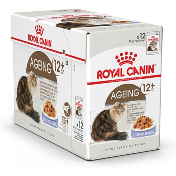 royal canin AGEING +12 JELLY 1Box-12pcs(85g)