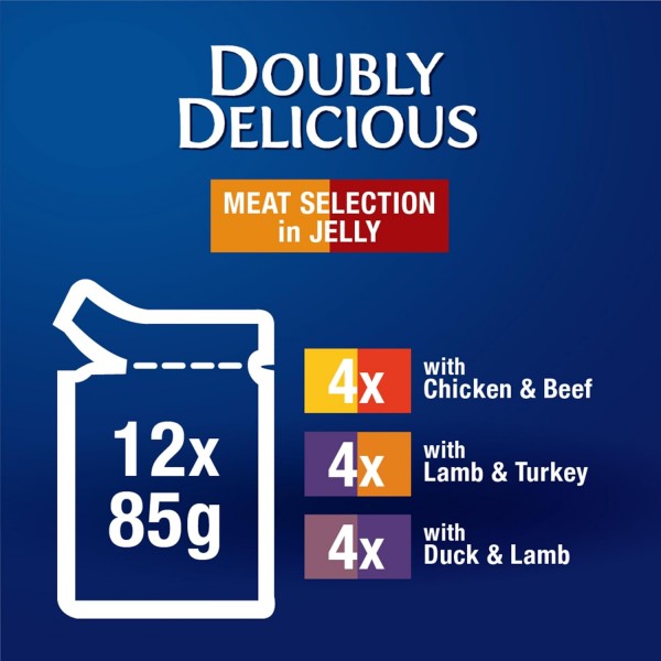 FELIX AGAIL DOUBLY DELICIOUS MEAT SELECT 12X85G