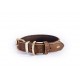 Ezydog Oxford Brown Dog Collar Small