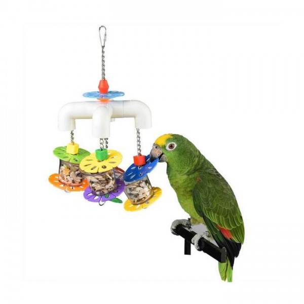 Foraging Party Parrot Toy