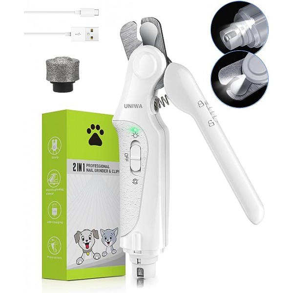 Golden cat Upgraded 2-in-1 Electric Pet Nail Clippers