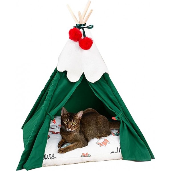 Pet Teepee Tents Portable Bed (L)