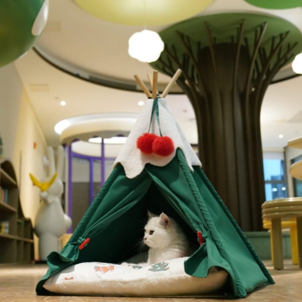 Pet Teepee Tents Portable Bed ( M )