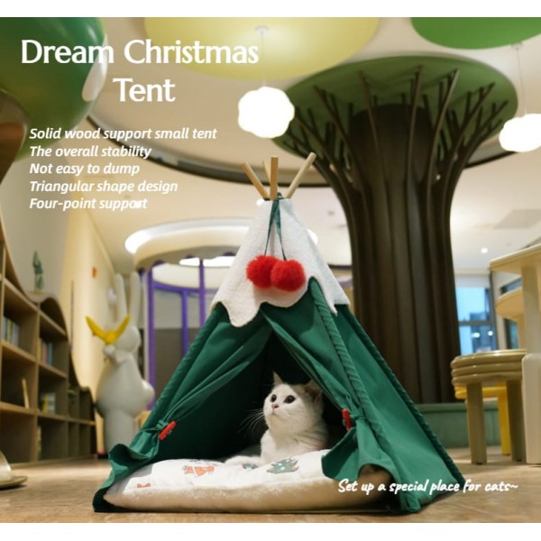 Pet Teepee Tents Portable Bed (L)