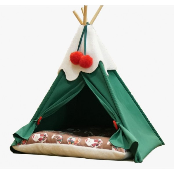 Pet Teepee Tents Portable Bed ( M )