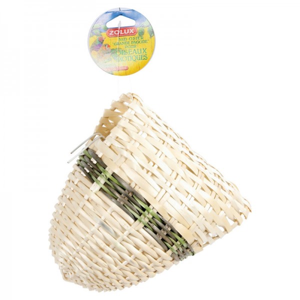 ZOLUX WICKER PAGODA NEST ( 12.5 CM )